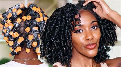 Goodbye Frizz Quick Easy Perm Rod Set On Natural Hair Explained Perm Rod Ep Youtube