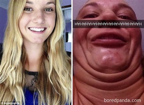 Women Share Photos Of Them Pulling Their Ugliest Faces Daily Mail Online