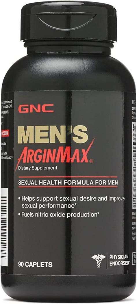 Gnc Mens Arginmax Sexual Health Supplement For Men90 Count Supports