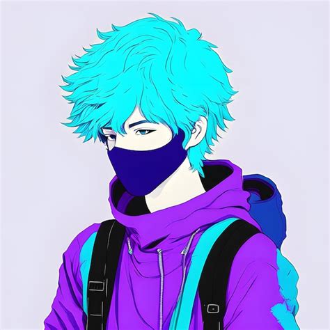 Premium Ai Image Anime Male Avatar