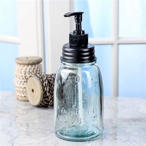 Mason Jar Soap Dispenser Kitchen And Bath Home Decor