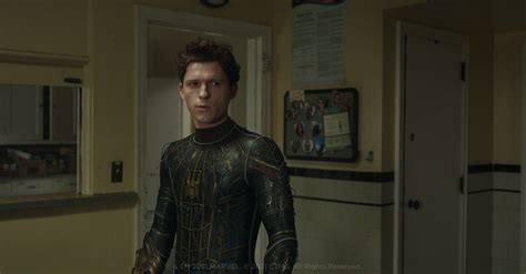 X Tom Holland Spider Man No Way Home Black Suit