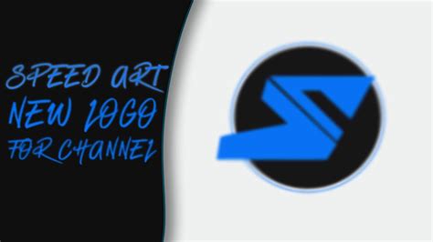 New Logo For Channel Youtube Logo Speedart Blue Colour