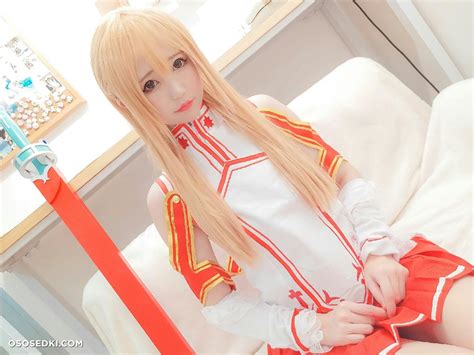 Asuna Yuuki Sword Art Online Nagisa Naked Cosplay Asian Photos