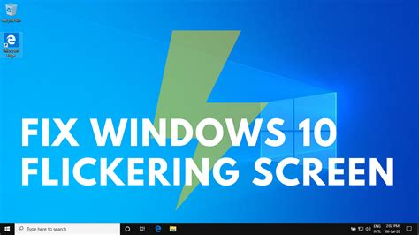 How To Fix Screen Flickering In Windows 1110 Computer
