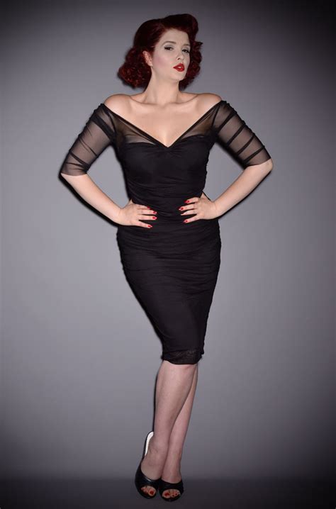 Irene adler outwits and impresses sherlock holmes in arthur conan doyle's a scandal in bohemia, and the characters never meet again. Femme Fatale Dress - a Film Noir inspired wiggle dress