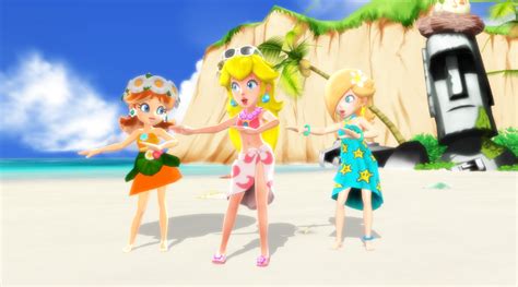 mmd mario princesses swimwear by milespod on deviantart super princess peach super mario