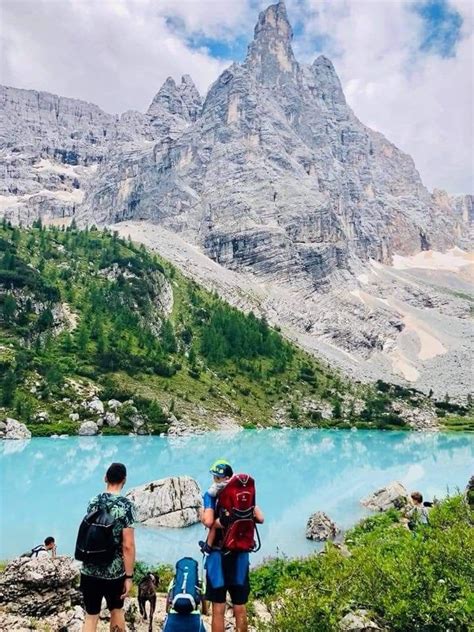 Lake Sorapis In Cortina Dampezzo Italy 💙 Vacation