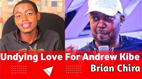 Tiktoker Brian Chira Confesses Love For Andrew Kibe Youtube