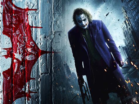 The Joker Heath Ledger Wallpaper Wallpapersafari