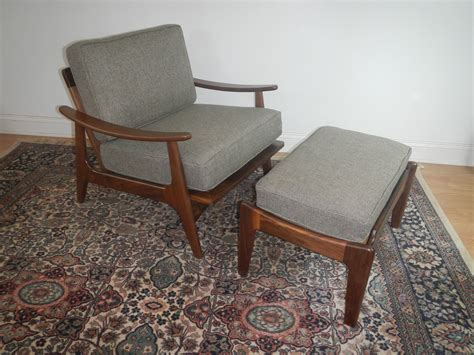 Don't even remember any chair at all. Custom Mid Century Modern Upholstered Lounge Chair And ...