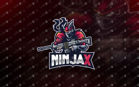 Gangster Ninja Logo Ninja Esports Logo Premade Ninja Mascot Logo