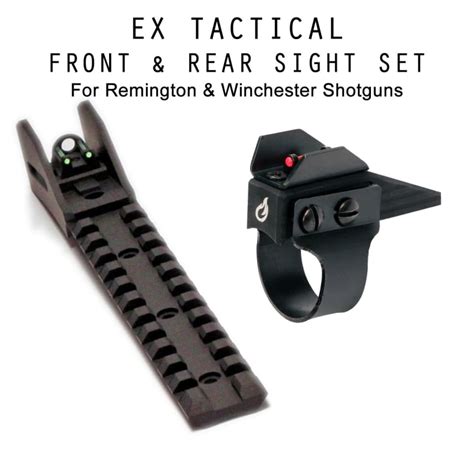 Front And Rear Sight Set For Remington And Winchester Shotguns