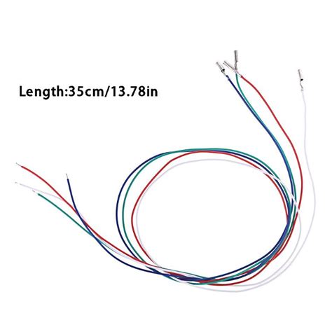 3 4PCS Universal Cartridge Phono Cable Leads Header Wires For Turntable