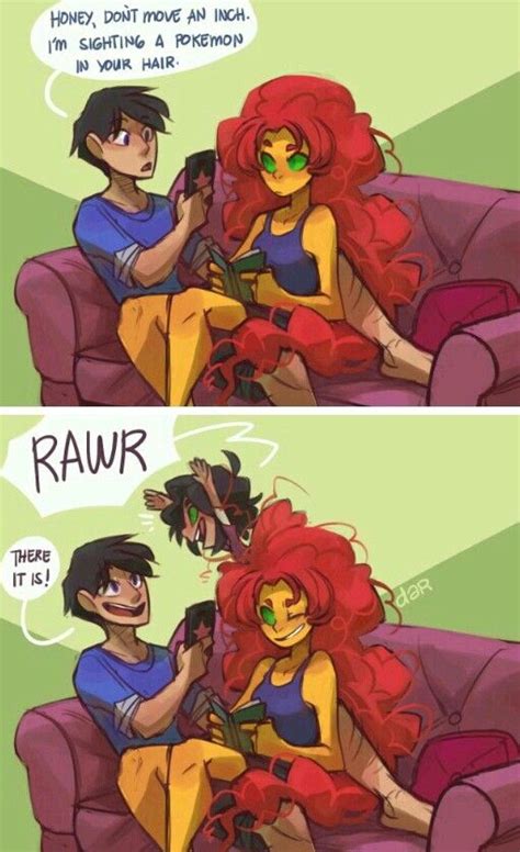 Robstar Dick And Kory Teen Titans Dc Pinterest Teen Titans Teen And Comic