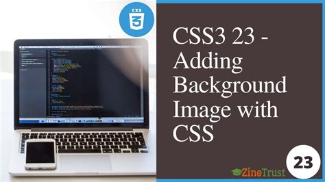 This property applies one or more background images to an element, like a <div>, as the documentation explains. CSS3 23 - Adding Background Image with CSS - YouTube