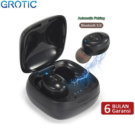 Jual Grotic Headset Bluetooth Earphone Wireless Stereo Hifi Bt50 Sport