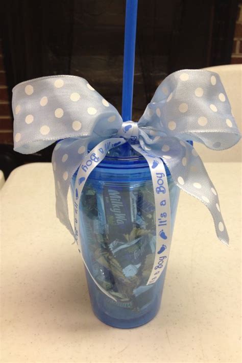 Using these for the diaper. Baby shower prizes. Easy and affordable. So cute:) (With ...