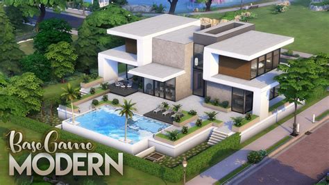 Sims 4 Modern Mansion Floor Plans Home Alqu
