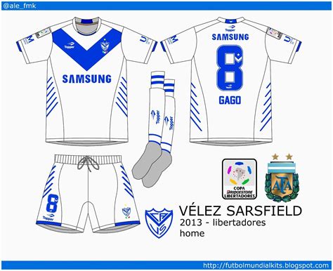 Camisa imortalizada pelo grande chilavert, mais um polêmico goleiro que adorava marcar seus gols de faltas e pênaltis. Velez Sarsfield of Argentina home kit for 2013. | Sports ...