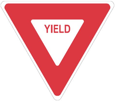 Yield Sign Mutcd Compliant