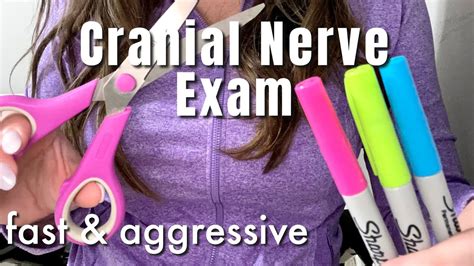 Nonsensical Cranial Nerve Exam Fast And Aggressive ASMR YouTube