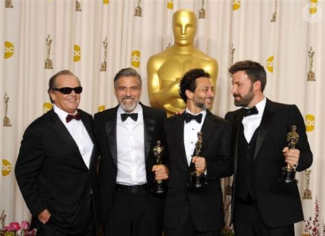 Vidéo Jack Nicholson Avec George Clooney Et Grant Heslov Producteurs