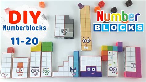 Numberblocks 11 15 16 20 Number Block Mega Bundle Spe