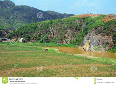 Countryside North Korea Stock Photo Image Of Cultural 48030838
