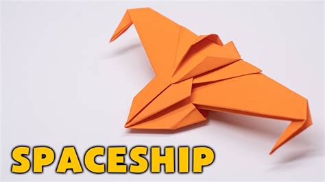 Easy Origami Spaceship Diy Paper Starwar Spaceship