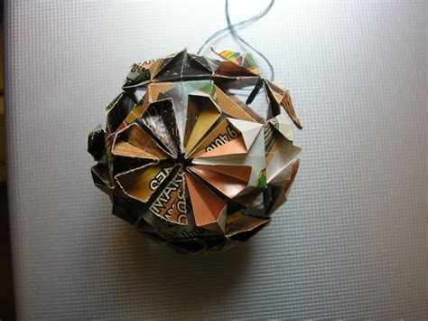Paper Ball Ornaments For Your Christmas Tree 12 Steps