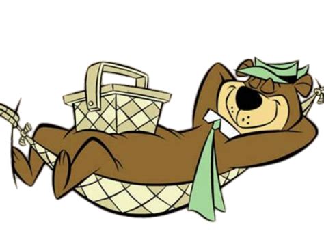 Check Out This Transparent Yogi Bear In Hammock Png Image