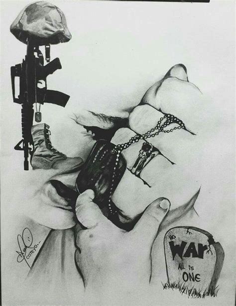 Coteyo drawing No more war Decoración de unas Lapiz grafito