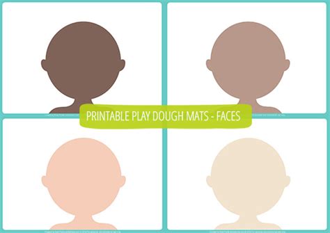 People Play Dough Mats Free Printable Picklebums