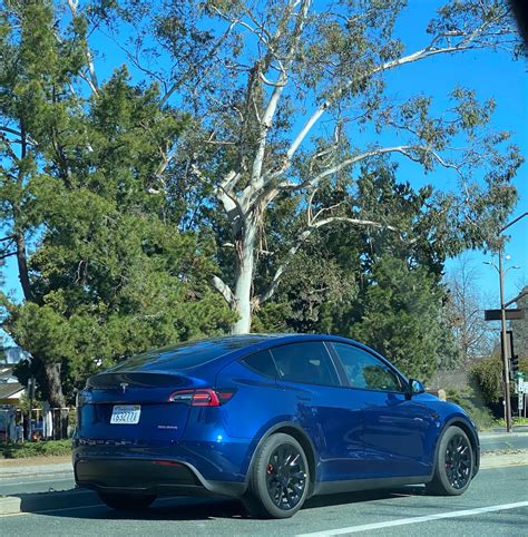 Tesla Model Y Spotted On The Road Relectricvehicles