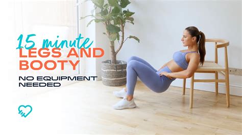 15 Minutes Legs And Booty Workout No Equipment Krissy Cela Youtube