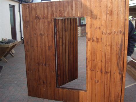 Detailed gate plans, material lists (lumber and hardware), detailed instructions, post installation tips, multiple configurations. Fence Panel With Door - Colchester Sheds And Fencing