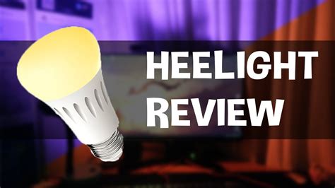 This Smart Light Bulb Can Hear You Heelight Review Youtube