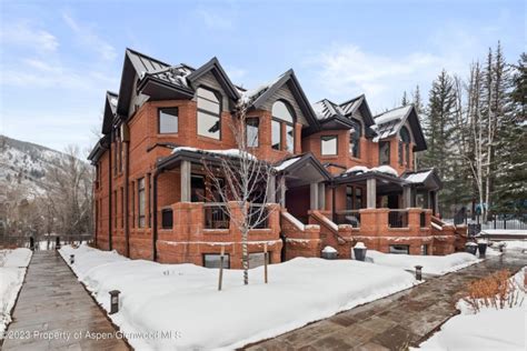 Downtown Aspen River Park Townhome Closes At 1547m3412 Sf Part