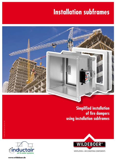 Pdf Simplified Installation Of Fire Dampers Using Installation