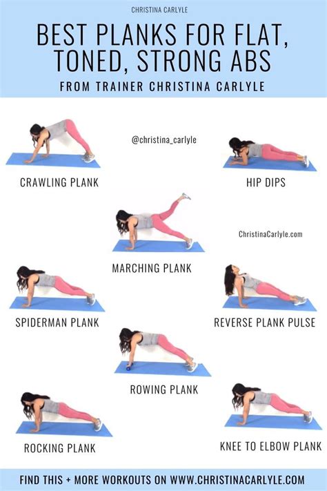 20 Of The Best Planks Exercises For Abs Plank Benefits Stomach