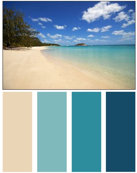 Ocean Color Palette. | Ocean color palette, House color schemes, Ocean ...