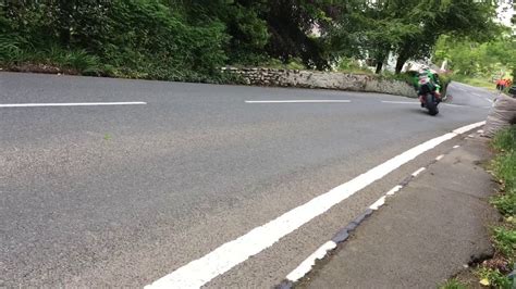 Racing on public roads at speeds approaching 200 mph is spectacular on a level that's almost unbelievable. Isle of Man TT 2017 Bottom of Barregarrow - YouTube