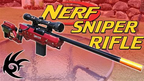 Real Life Nerf Bolt Action Sniper Rifle Youtube