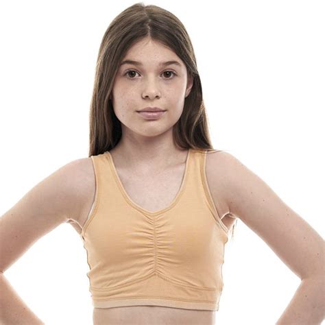 Beginners Crop Top Cottonlycra Training Bra For Teen Girls Young Women