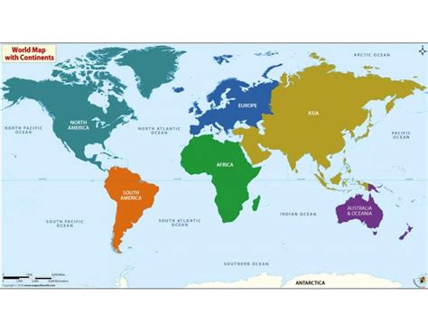 Buy World Best Continents Map Online