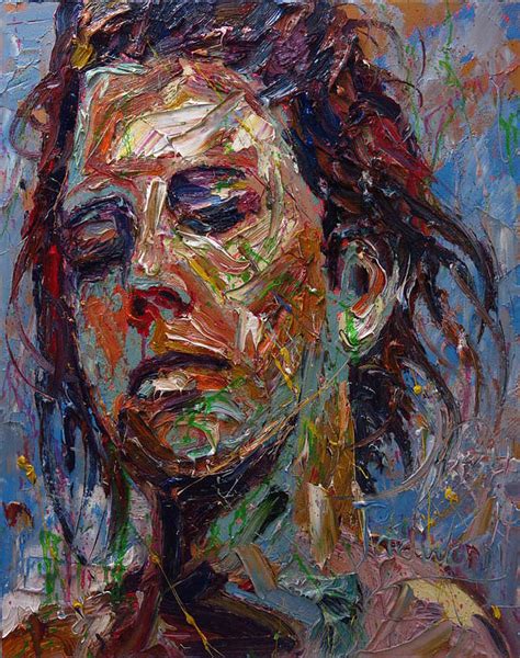 Expressionism Abstract Face Art Abstract Portrait Painting Original Oil Painting Painting By