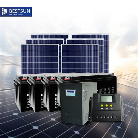 BESTSUN Complete off grid Solar power system pv system Portable ...
