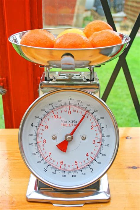 Fruit On Weighing Scales Stock Photo Image Of Face 12399550