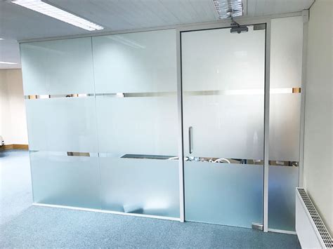 acoustic glass partitions for alexander associates in westerham kent glass office partitions